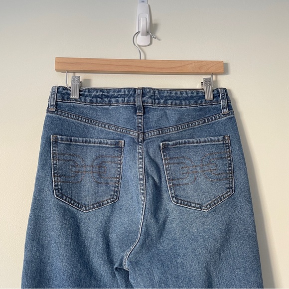 SAM EDELMAN Codie Jean 29 Blue High Rise Wide Leg 70’s Retro Style Hippy Flare - Picture 6 of 14